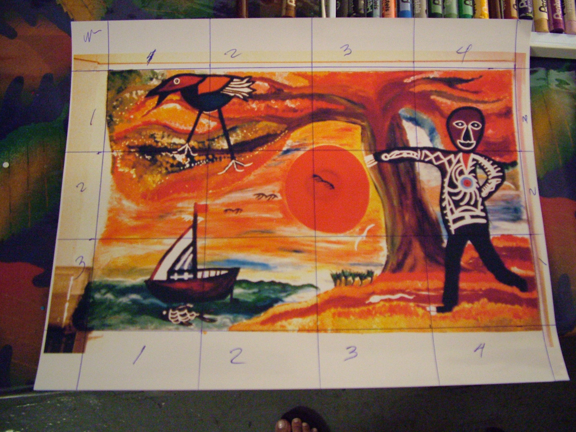 Birth of the sun Mural recreation.JPG